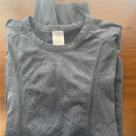 Tkeq Tops - TKEQ Grey Long Sleeve